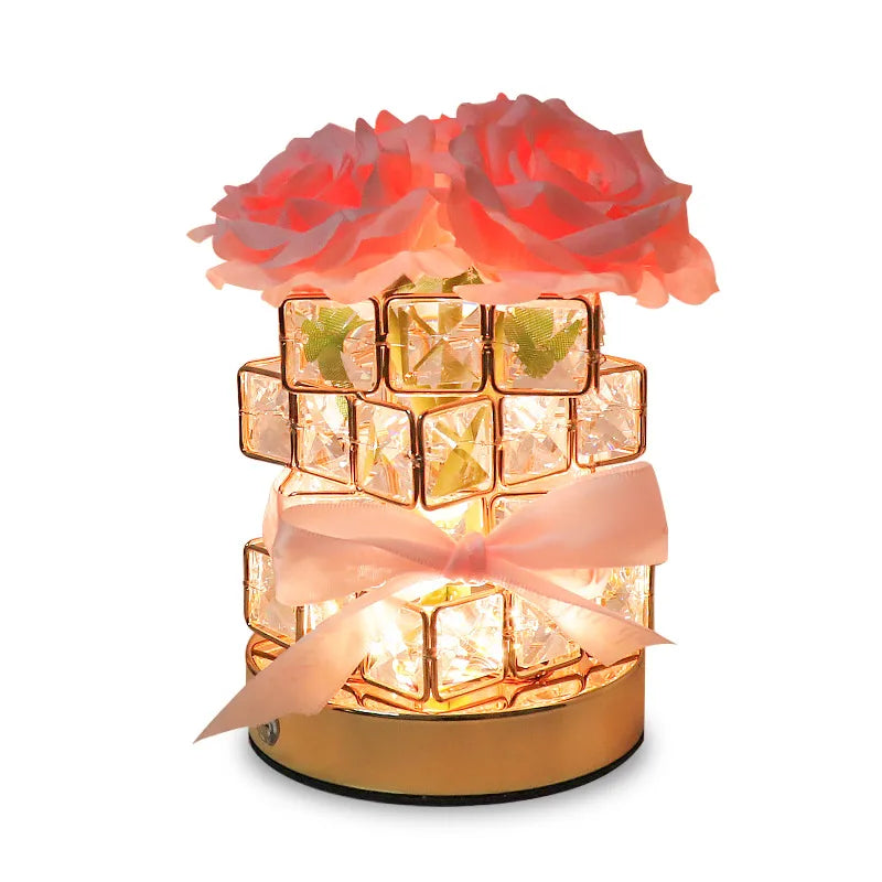 Christmas Casual Shiny Solid Color Crystal Ornaments Lighting Accessories