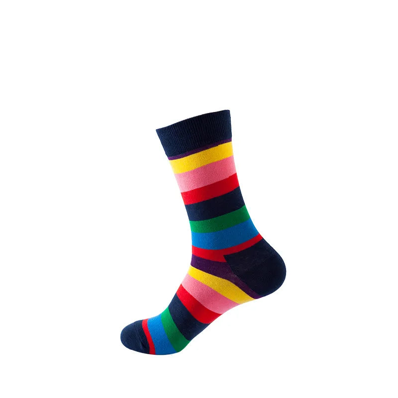 unisex fashion color block heart shape mushroom nylon cotton jacquard ankle socks