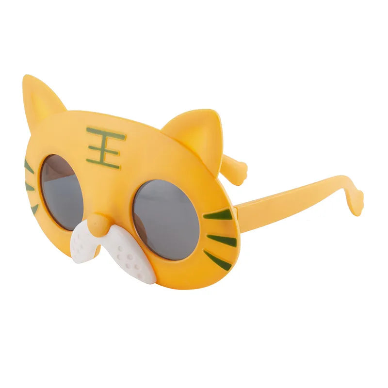 Cartoon Style Animal Resin Round Frame Full Frame Glasses