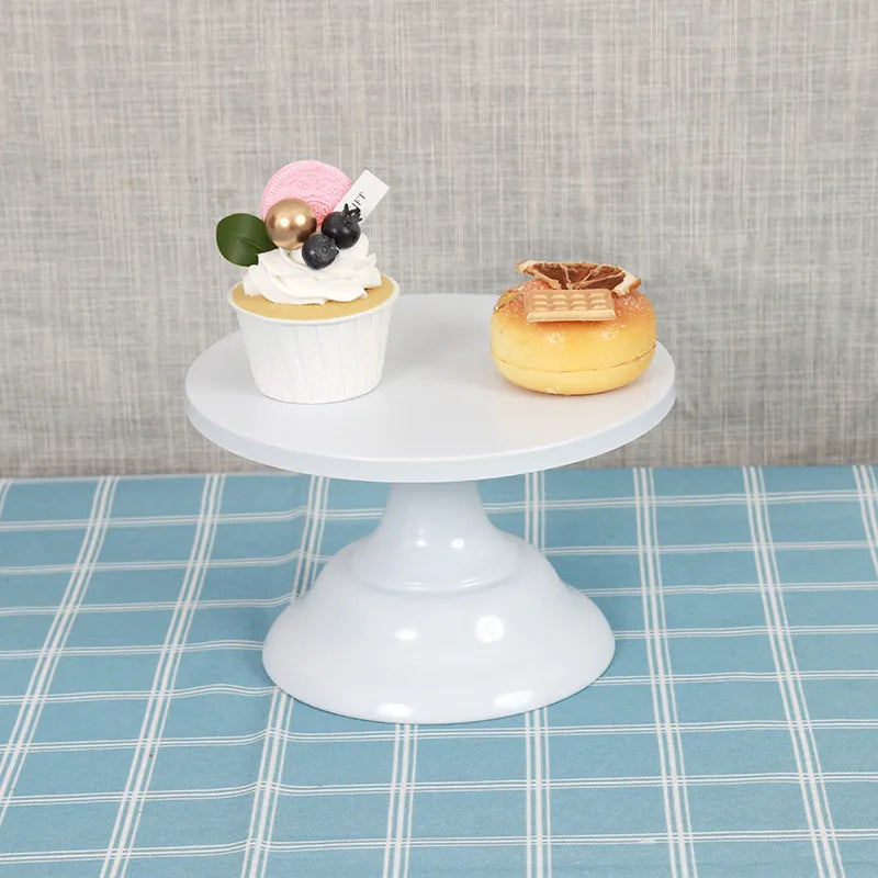 Nordic Style Solid Color Iron Daily Party Cake stand