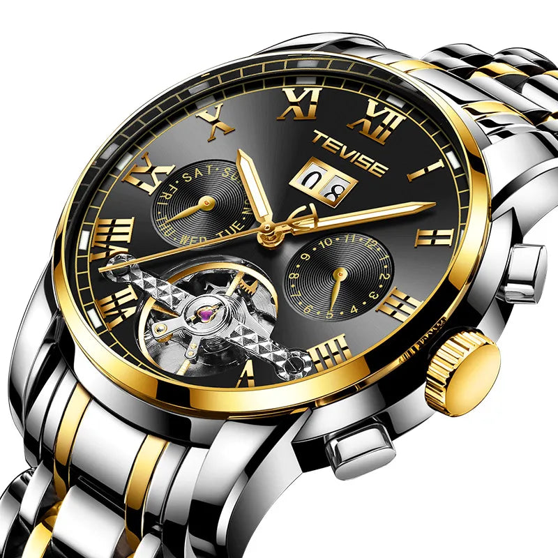 Swiss Tweis Famous watch Tourbillon watch Men's Fashion watch Mechanical watch Trendy Business watch