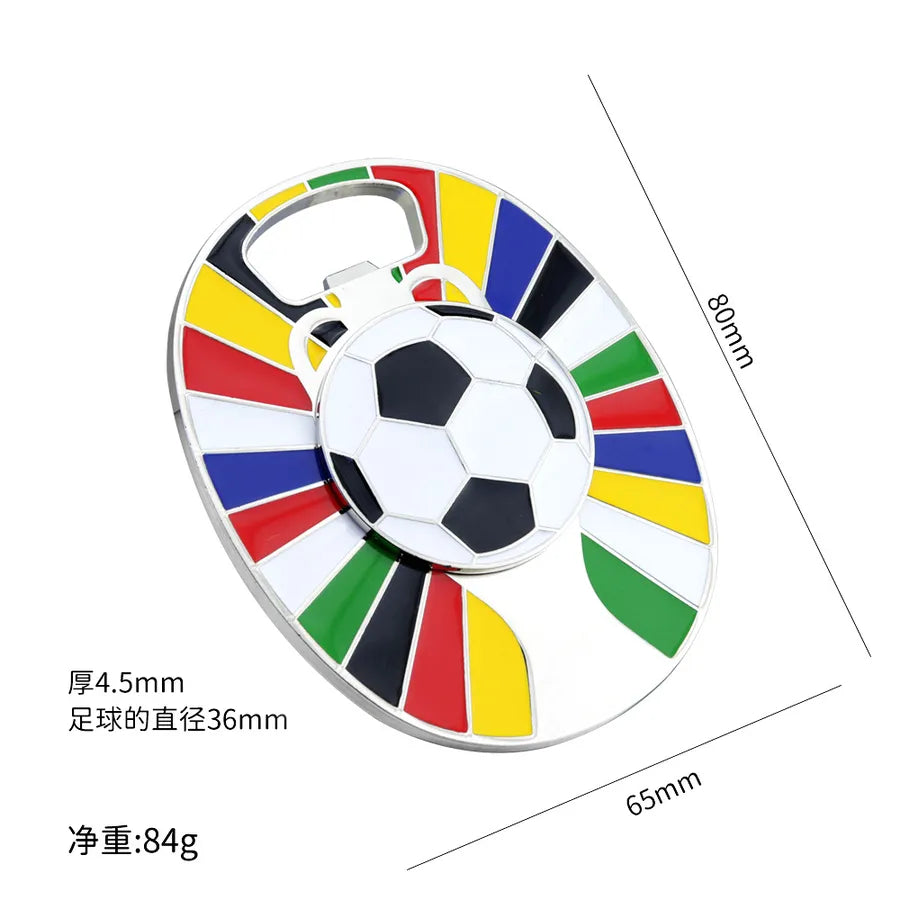 fashion football alloy unisex keychain 1 piece