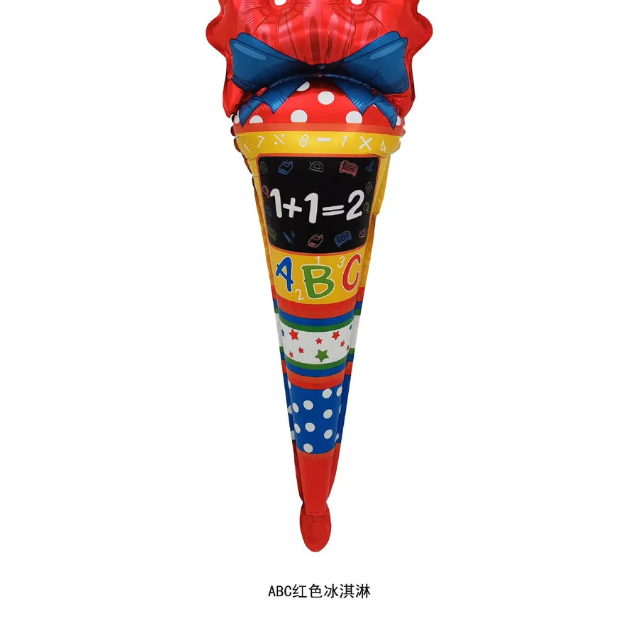 geometric aluminum film school balloon