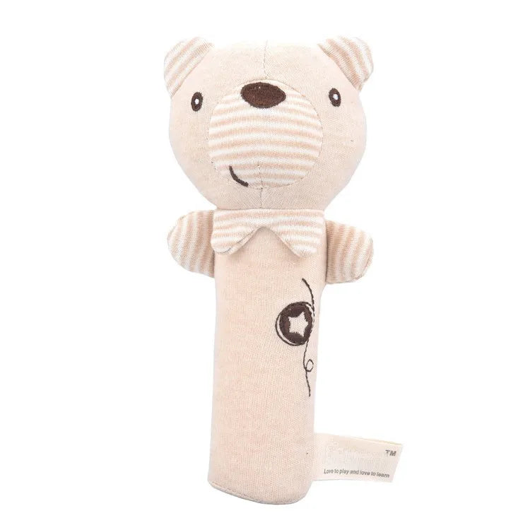 Gbee baby rattle plush toy early education animal round rattle doll baby soothing toy