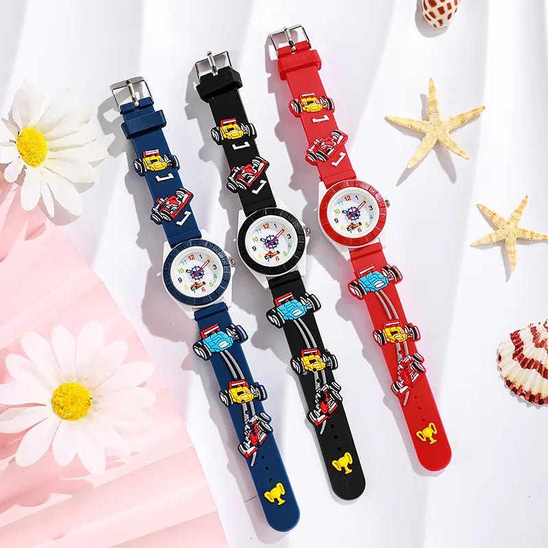 New color shell watch children's promotional gifts quartz watch ins wind boys and girls color cartoon watch wholesale