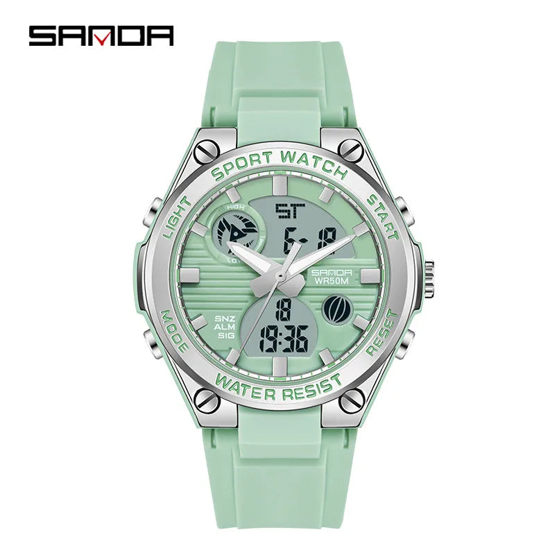 modern style solid color electronic men's watches