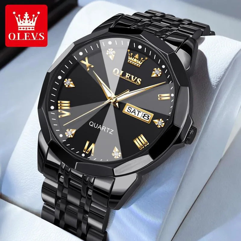 Simple Style Solid Color Butterfly Double Snap Quartz Women's Watches