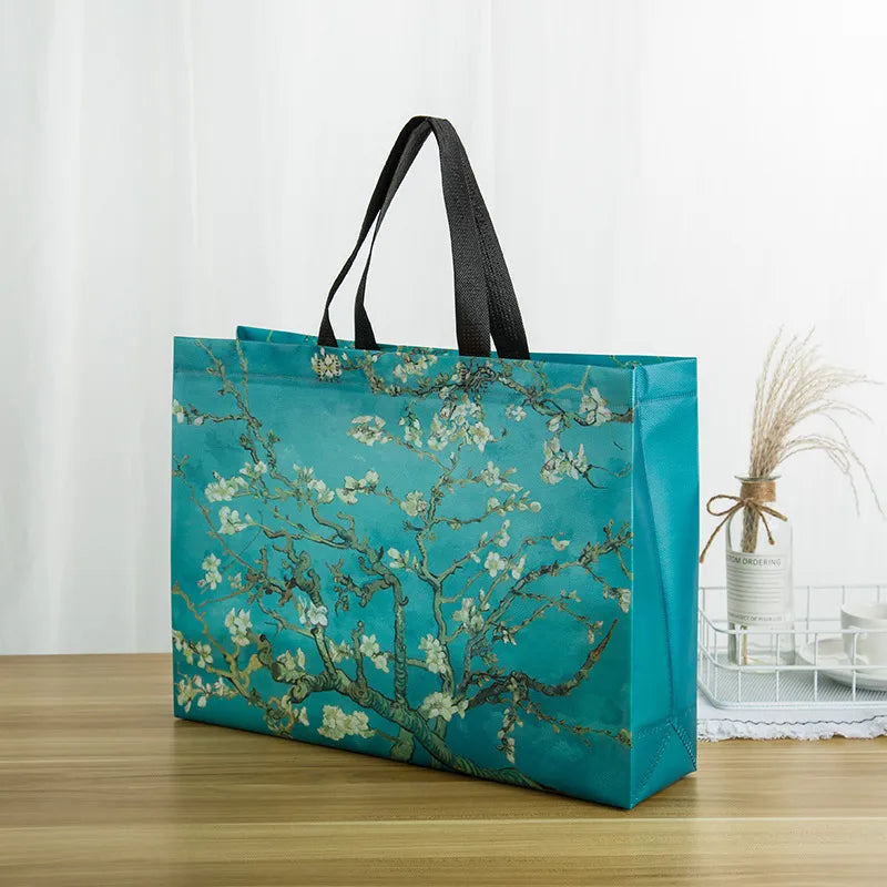 coated non-woven portable clothing handbag advertising shopping bag spot printed logo