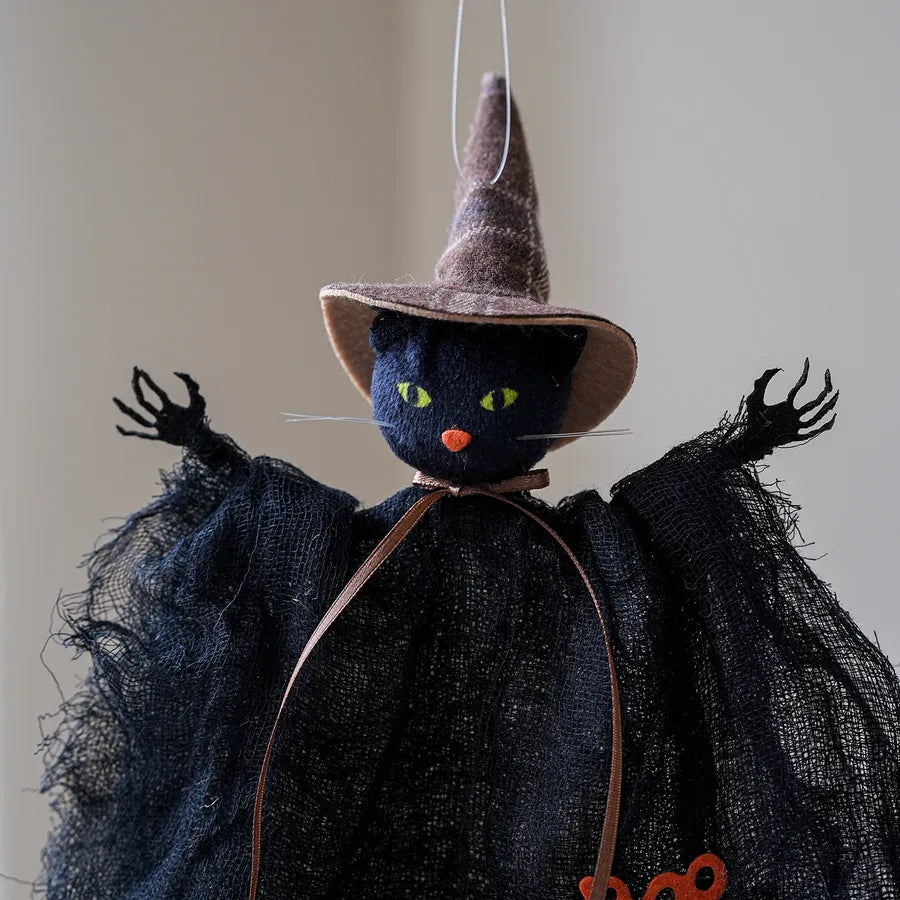 New Halloween Decorative Net Pumpkin Ghost Witch Doll Hanging Ornament For Party Props House Of Horrors Decoration