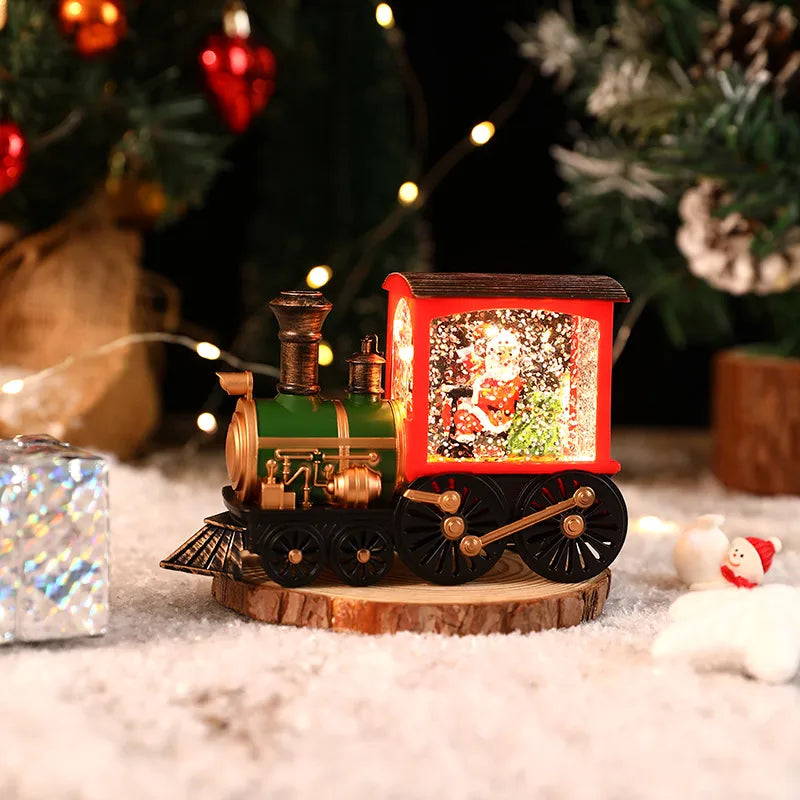 Christmas Cartoon Style Cute Santa Claus Snowman Plastic Indoor Party Festival Ornaments