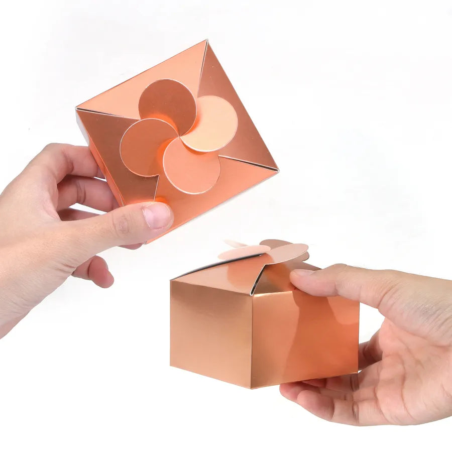 Wedding Solid Color Paper Holiday Wedding Party Gift Box Gift Wrapping Supplies