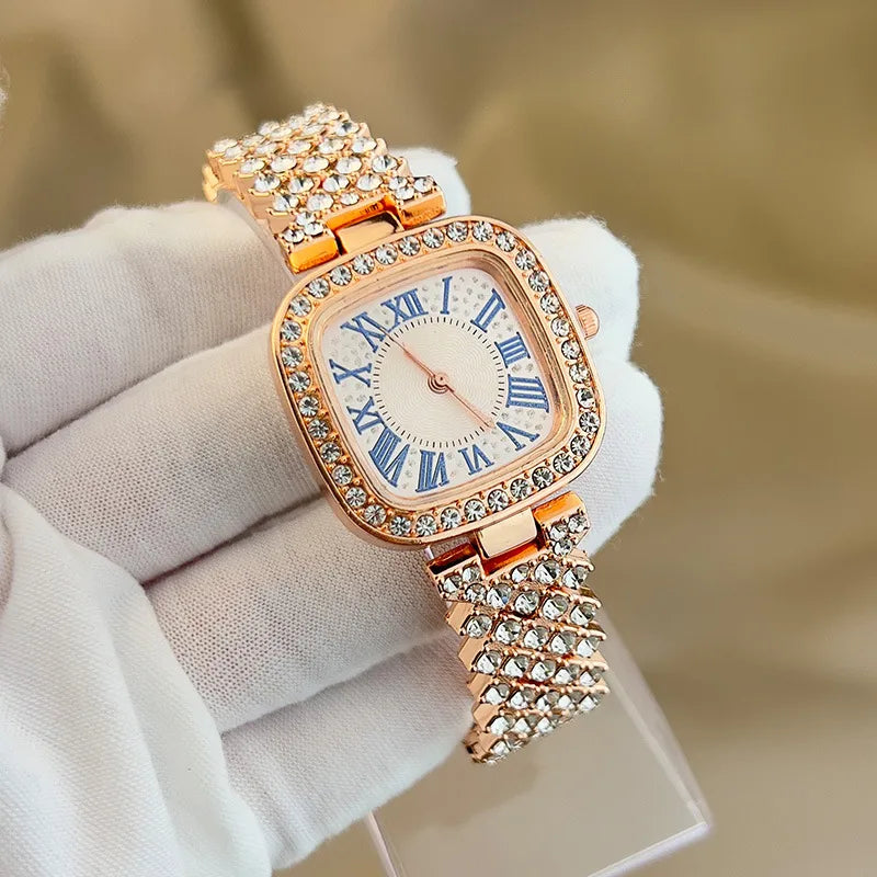Simple Style Geometric Single Folding Buckle Quartz Women's Watches