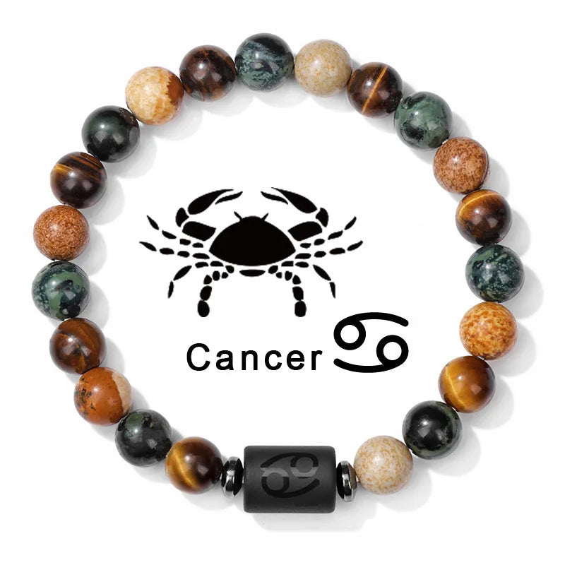 Simple Style Constellation natural stone Agate Bracelets In Bulk