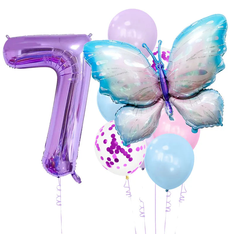 Birthday Simple Style Classic Style Color Block Aluminum Film Birthday Festival Balloons