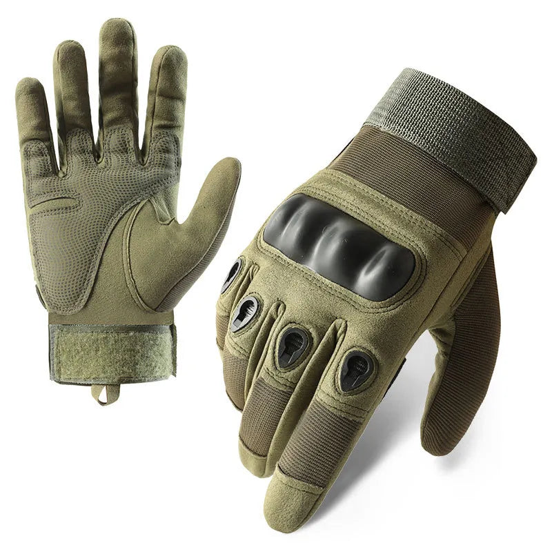 Tactical Gloves Men's Z192 Soft Shell Protective Pad Long Finger Touch Screen Fighting Non-slip Outdoor Military Fan Riding Gloves Men