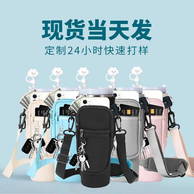 Casual Solid Color Cloth Cup Sleeves 1 Piece