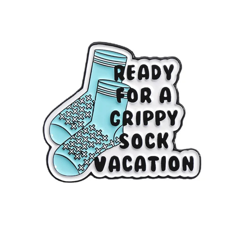 Trendy Letter Quote Lapel Pin Cartoon  Badge Clothing Backpack Accessory Unisex Personalized Fashion Jewelry