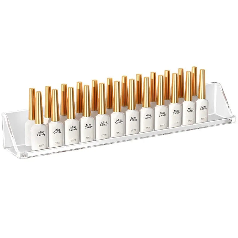 Nail Art Wall Storage Rack Punch-Free Wall Hanging Nail Art Plate Wall Decoration Acrylic Nail Polish Adhesive Display Rack