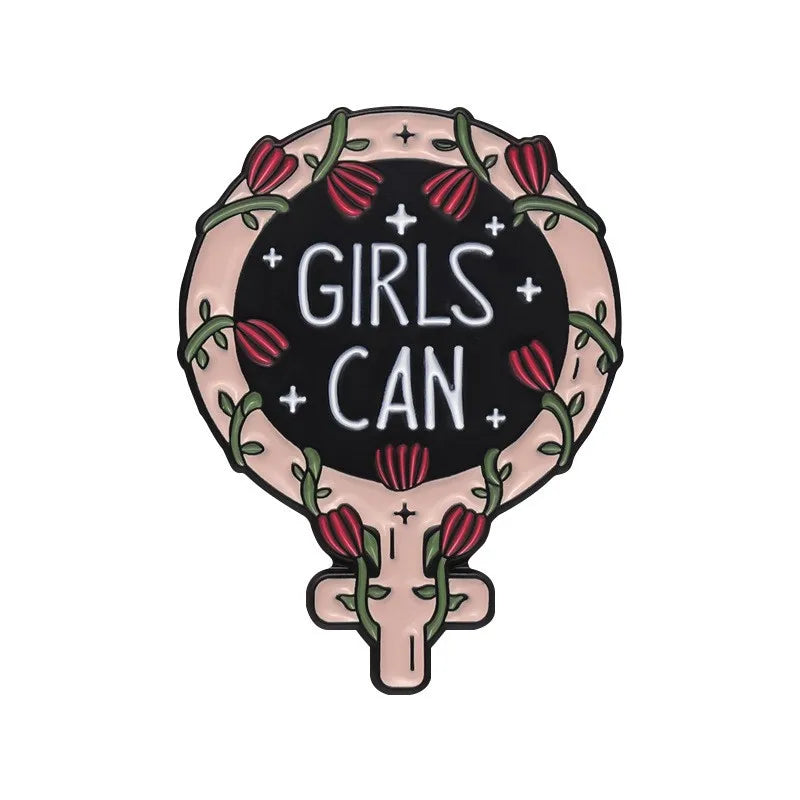 Cartoon Style Pin Human Letter Butterfly Alloy Plating Unisex Brooches