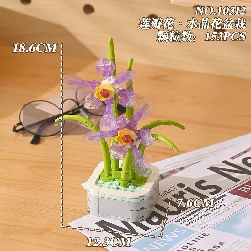 Kids(7-16Years) Children Unisex Flower ABS Building Toys Learning & Education Toys