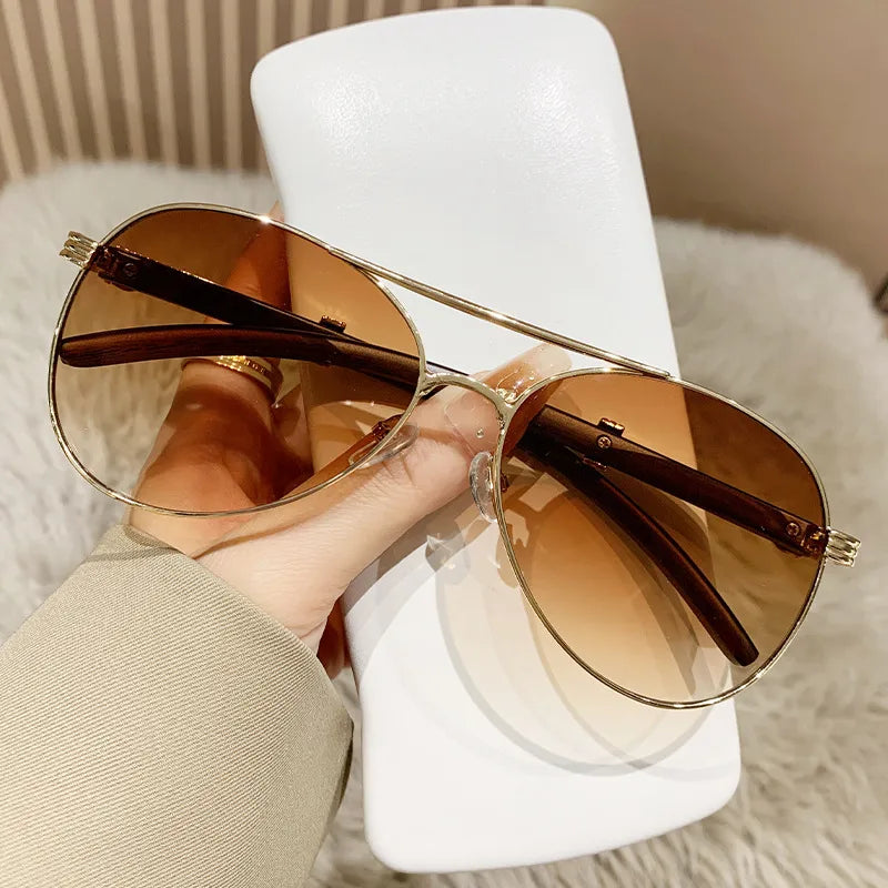 Basic Vacation Simple Style Solid Color Ac toad glasses Full Frame Women's Sunglasses