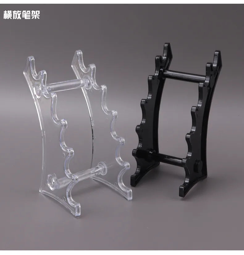 simple style solid color plastic jewelry rack