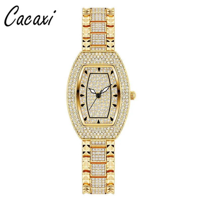 Retro Commute Solid Color Jewelry Buckle Quartz Watch