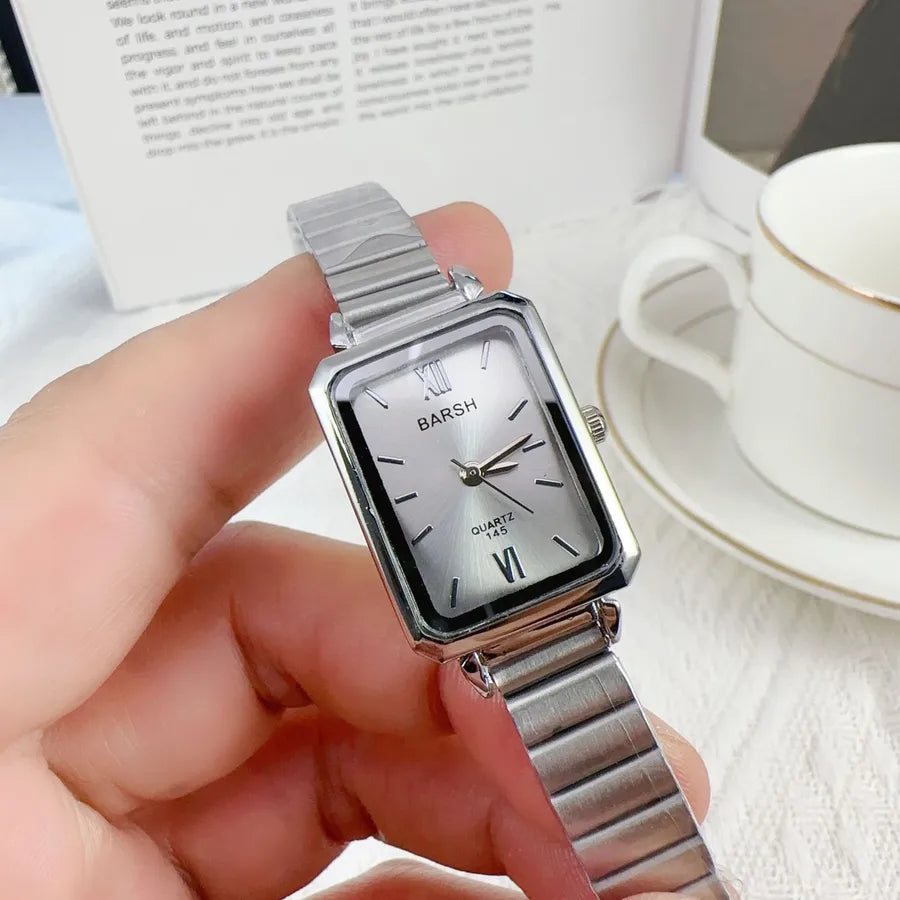 Casual Square Concealed Buckle Quartz Women's Watches