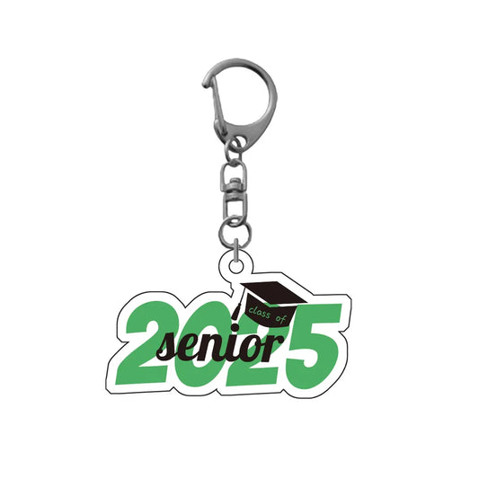 1 Piece Simple Style Letter Number Acrylic Bag Pendant Keychain