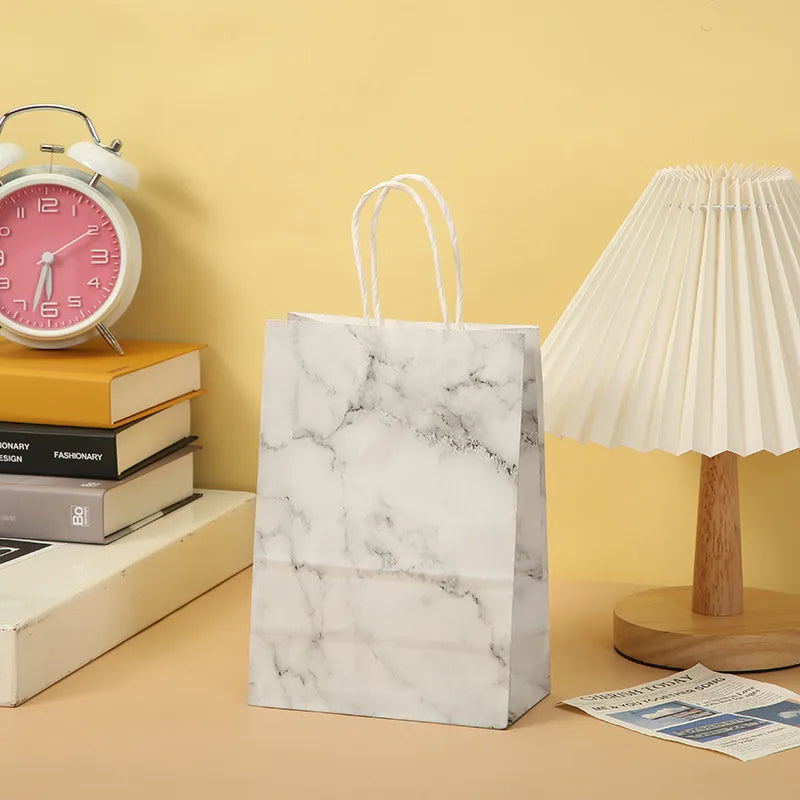 simple style marble kraft paper daily gift wrapping supplies