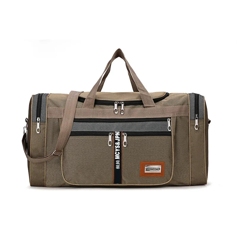 Large Capacity Foldable Portable Travel Bag Men's and Women's Students Long and Short Distance Travel Multifunctional Duffel Bag Large Medium Small Size