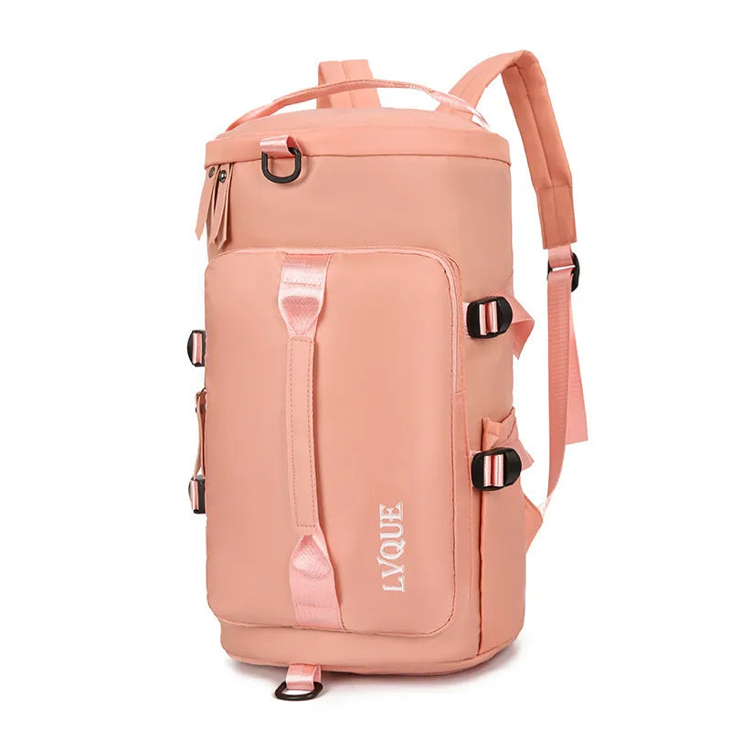 Unisex Streetwear Letter Solid Color Oxford Cloth Waterproof Travel Bags