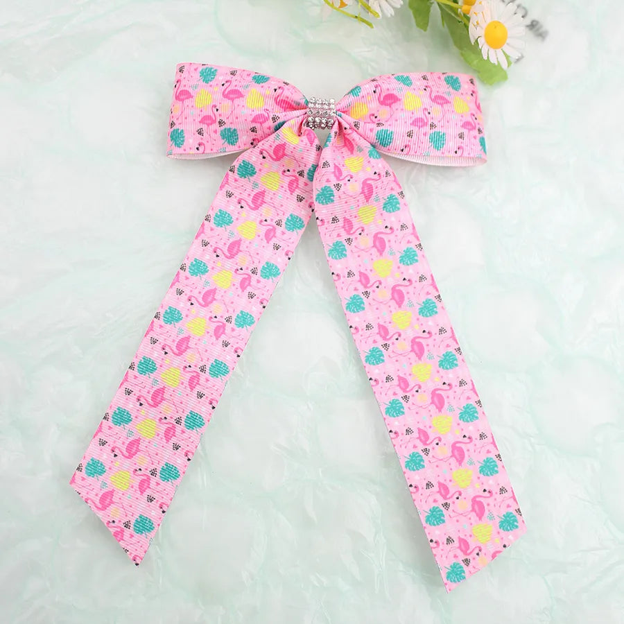 Summer National Day Fruit Bow Hairpin Flamingo Pineapple Bow   Spring New