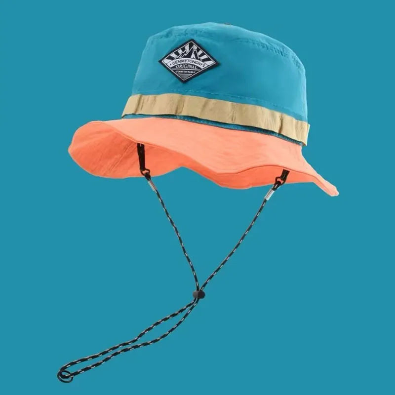 Women's Simple Style Classic Style Color Block Flat Eaves Bucket Hat