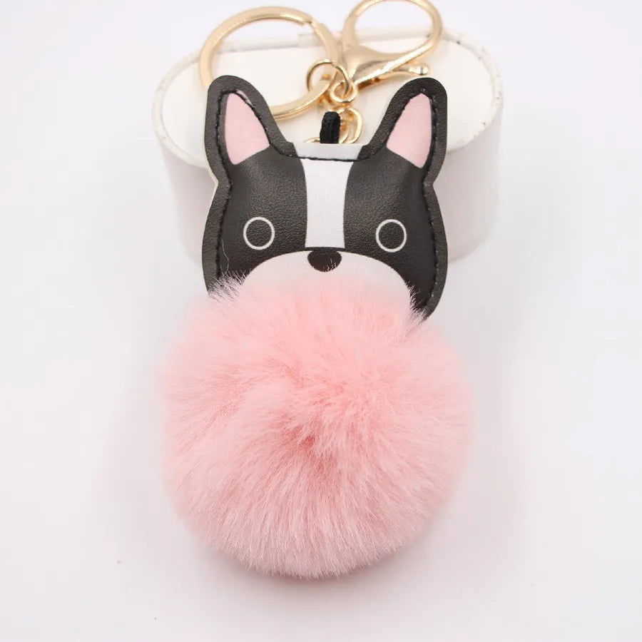 new puppy dog key chain pendant bag purse plush pendant