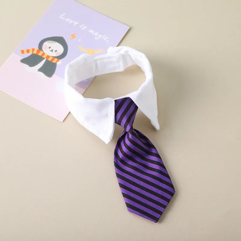 british style polyester stripe pet accessories