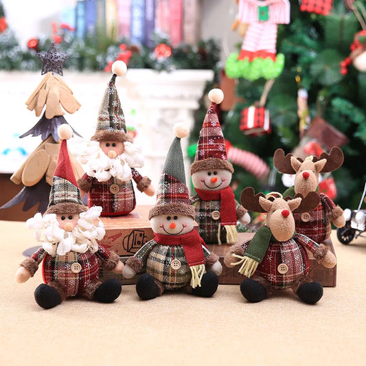 Christmas Cute Santa Claus Snowman Party Decorative Props