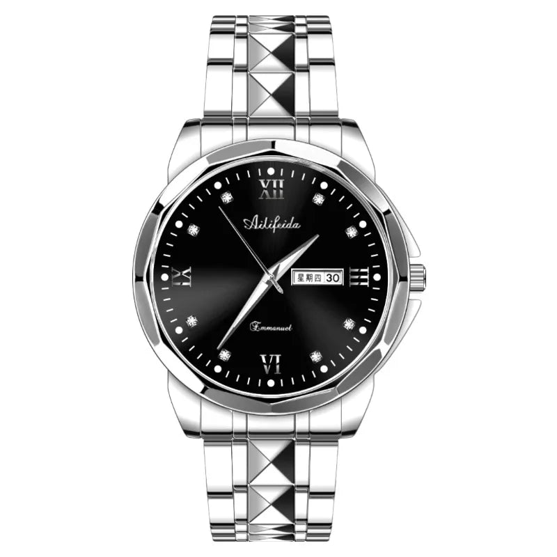 Avery Feida Steel Band Quartz Watch Ladies Shake Voice Live Explosions Wholesale Waterproof Luminous Ultra-thin Double Butterfly Buckle