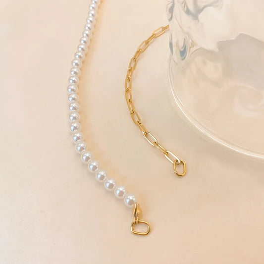 1 Piece Imitation Pearl Jewelry Accessories Chain
