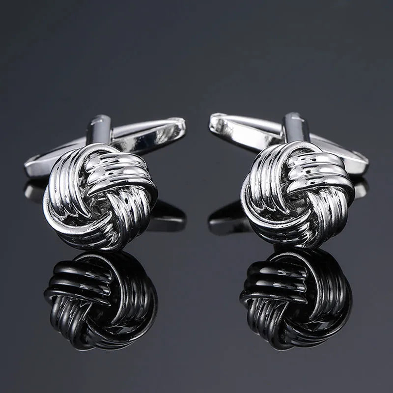 simple style solid color copper plating unisex cufflinks 1 pair