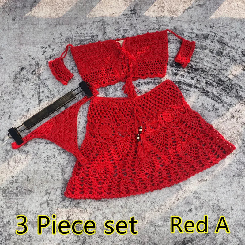 women's vacation solid color cover ups