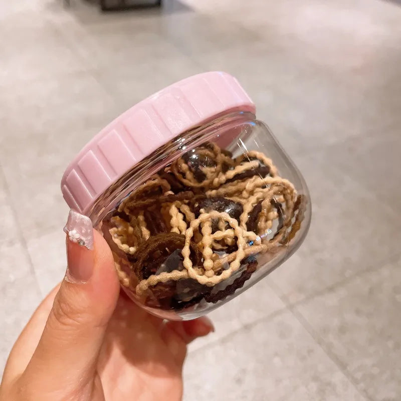 Cute Girl'S Spiral Stripe Cloth Hair Tie