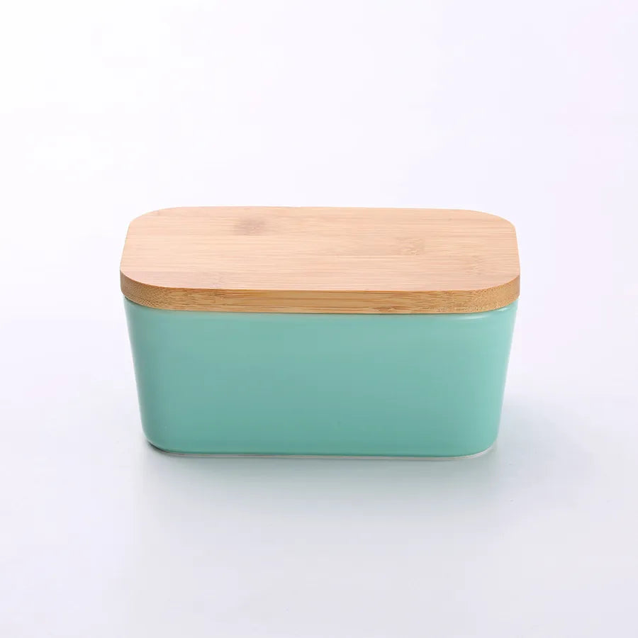 Simple Style Letter Solid Color Porcelain Storage Container Box