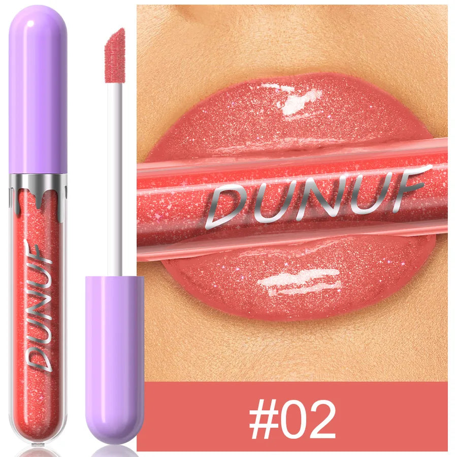 Casual Elegant Multicolor Liquid Lip Gloss