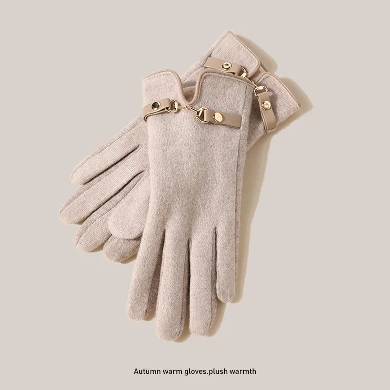 Women's Simple Style Solid Color Gloves