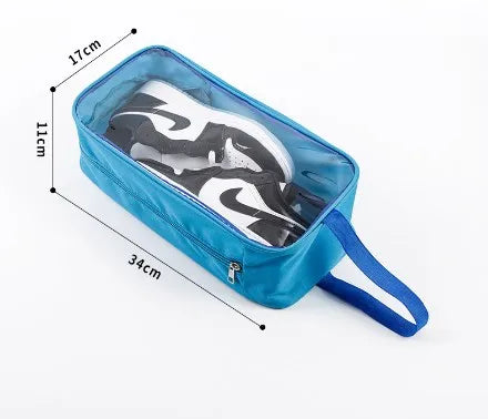 retro solid color transparent oxford cloth pvc storage bag