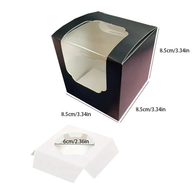 Bakery Packaging Muffin Box Paper Cup Cake Box Egg Tart Box Snowy Bride Packaging Box Cake Packaging Box Western Pastries Dessert