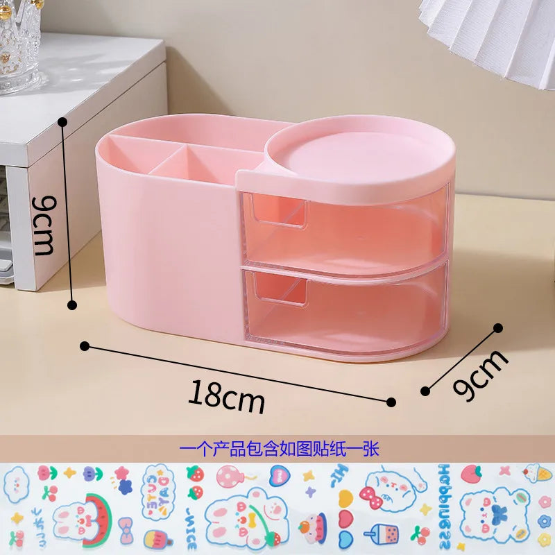 Solid Color PS Plastic Simple Style Storage Box