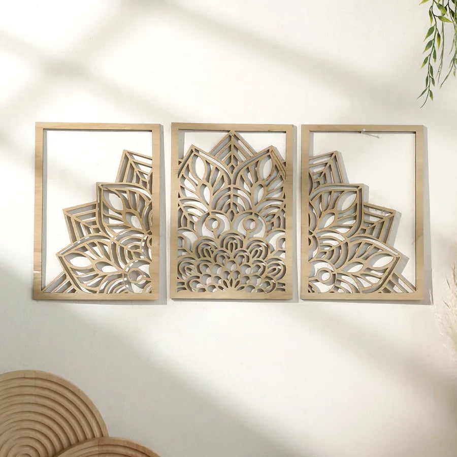 Simple Style Flower Boxwood pendant Wall Art