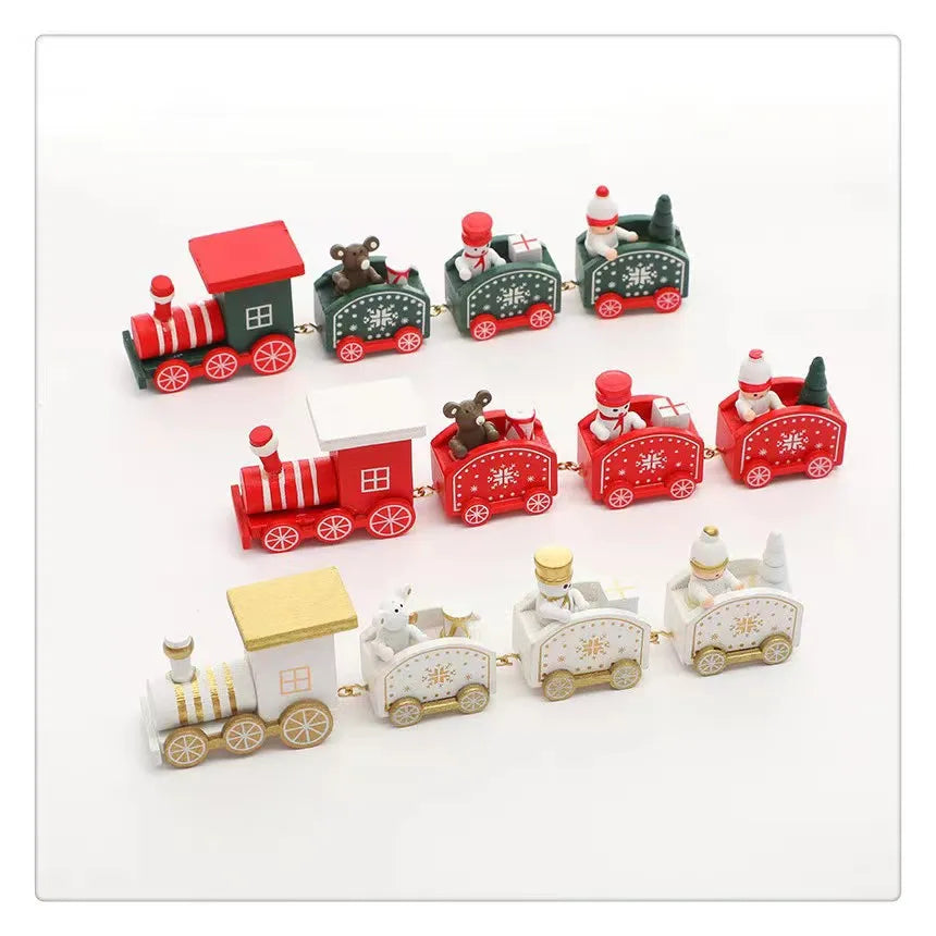 Christmas Cartoon Style Streetwear Snowman Wood Daily Decorative Props